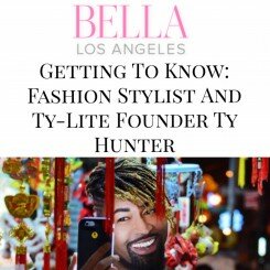 Getting To Know: Fashion Stylist And Ty-Lite Founder Ty Hunter